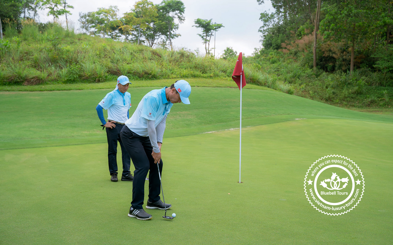 playing golf in vietnam