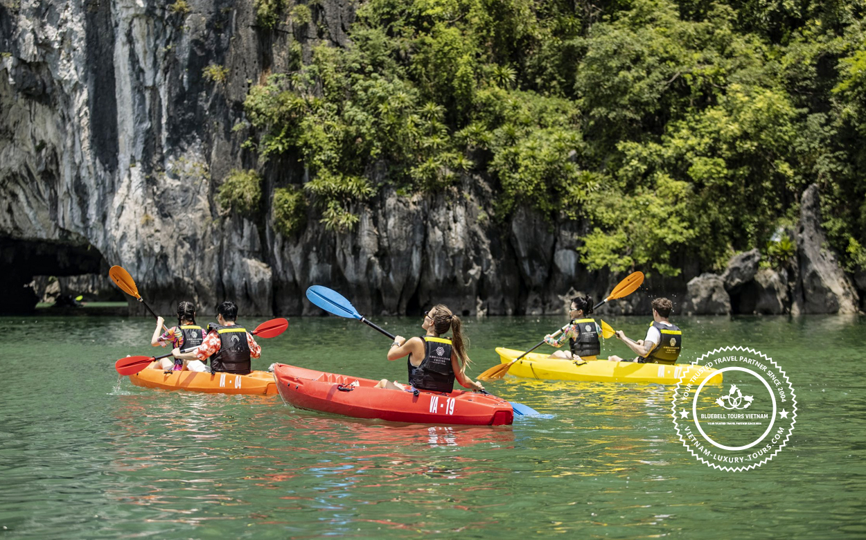 kayaking tours in halong bay
